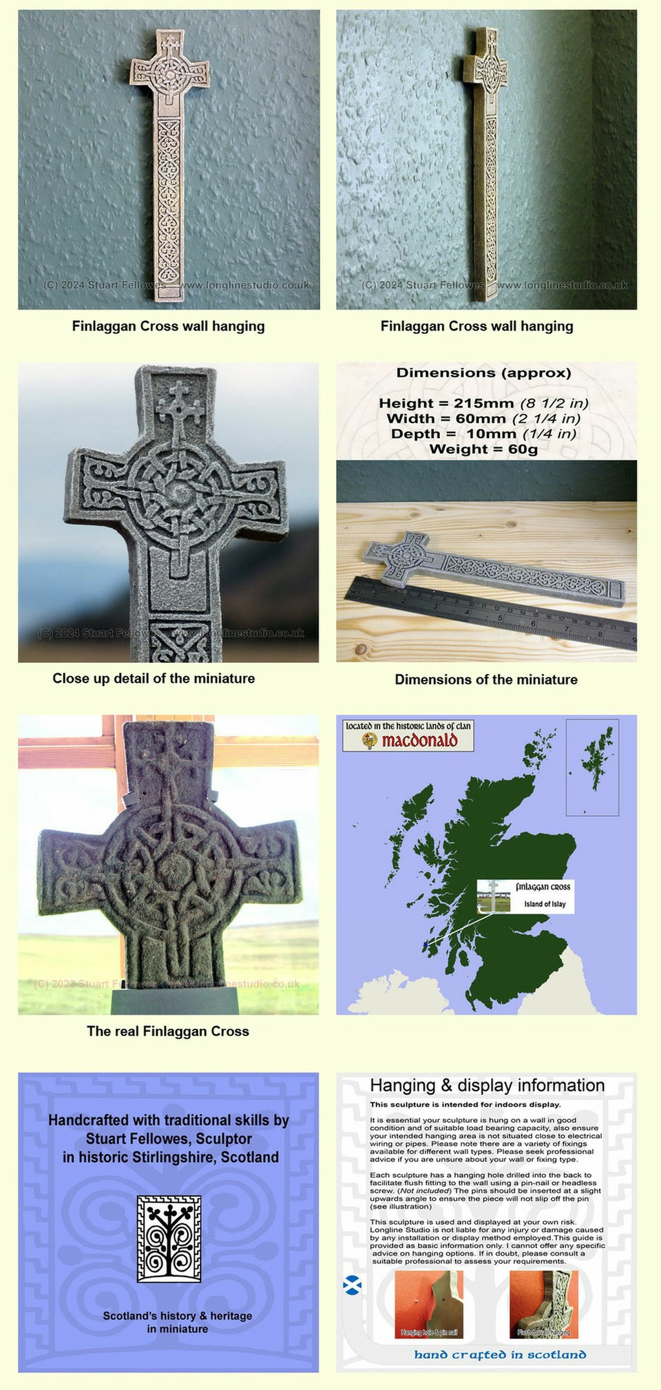 finlaggan cross, Islay, Scotland, stuart fellowes, longline studio