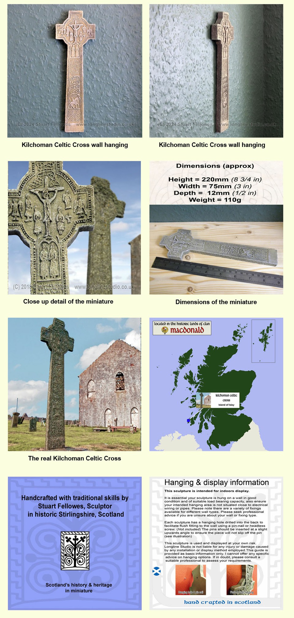 kilchoman celtic cross, islay, stuart fellowes, longline studio