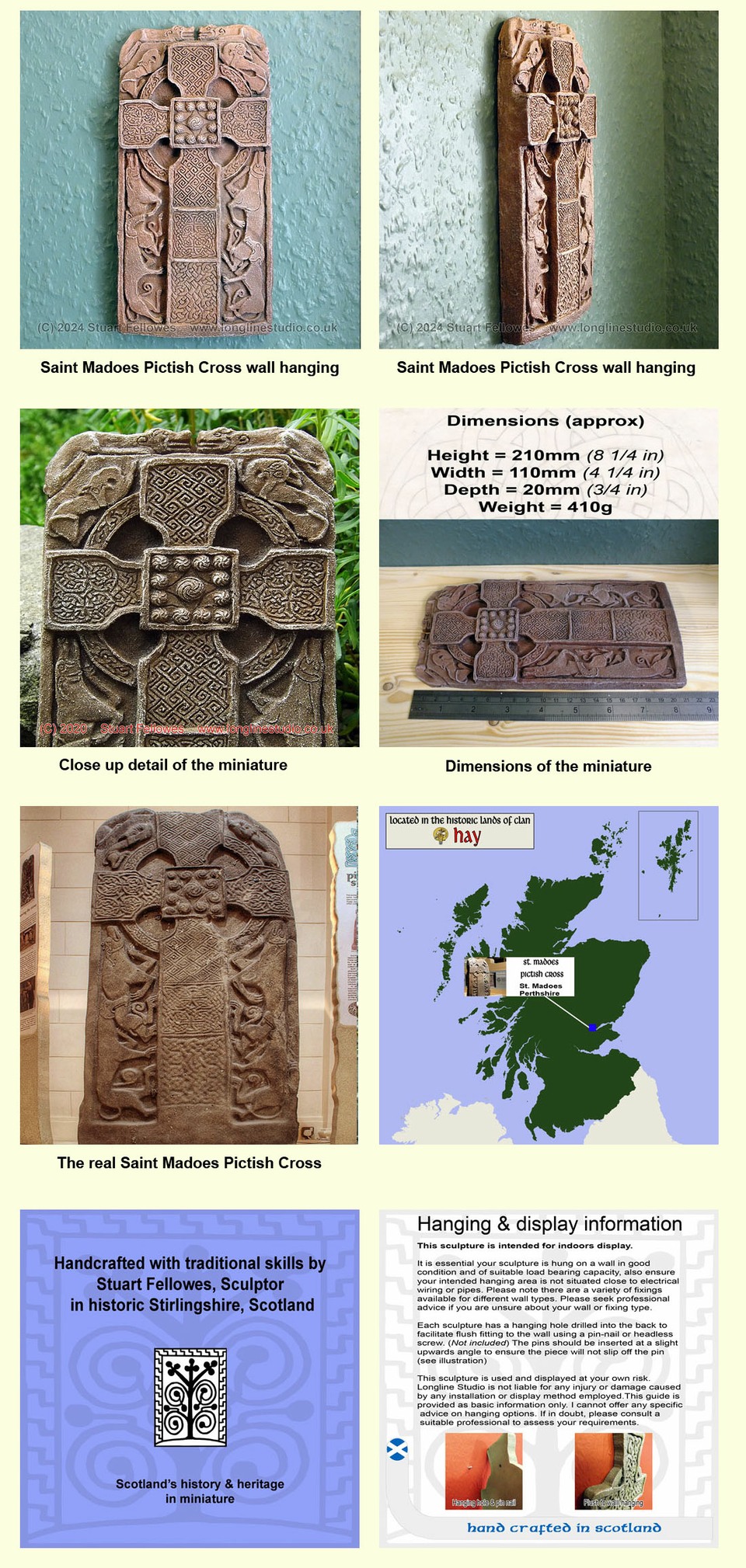 saint madoes pictish cross, perthshire, stuart fellowes, longline studio