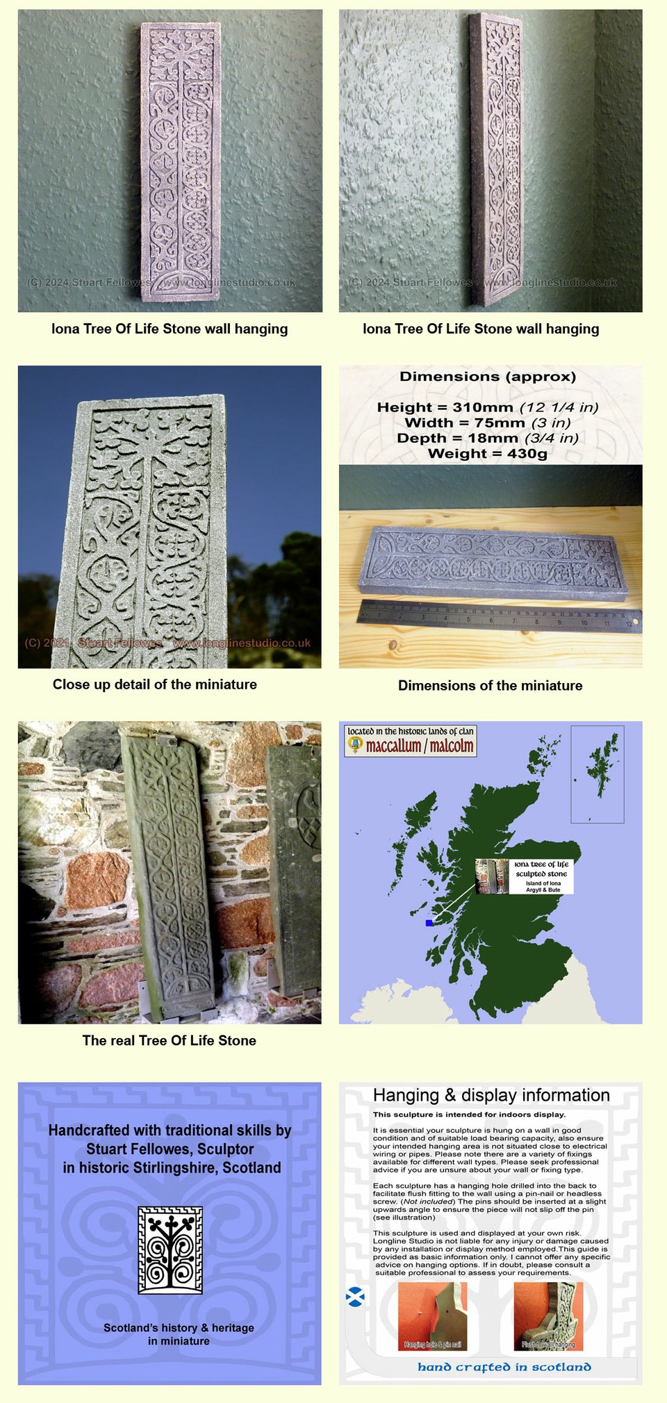 iona, tree of life, stuart fellowes, longline studio