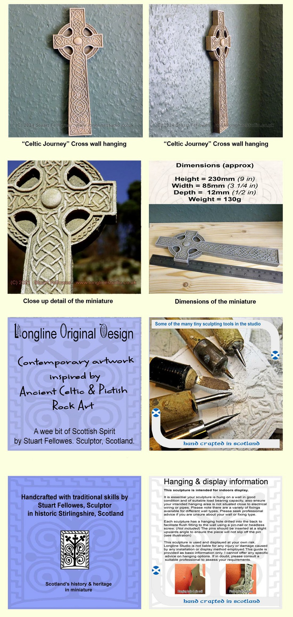 Celtic Journey, celtic cross, longline studio, stuart fellowes